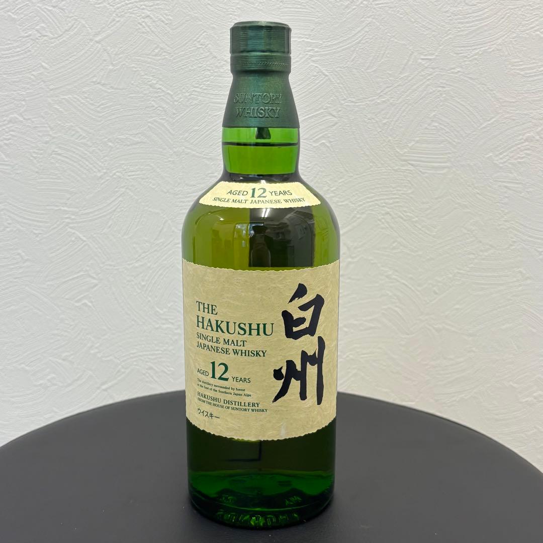 【希少】白州12年 シングルモルト 箱付き 700ml