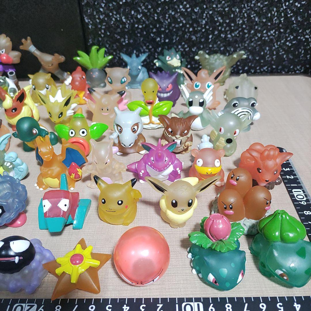 ポケモンキッズ　指人形　クリアタイプ　まとめ売り　47体セット