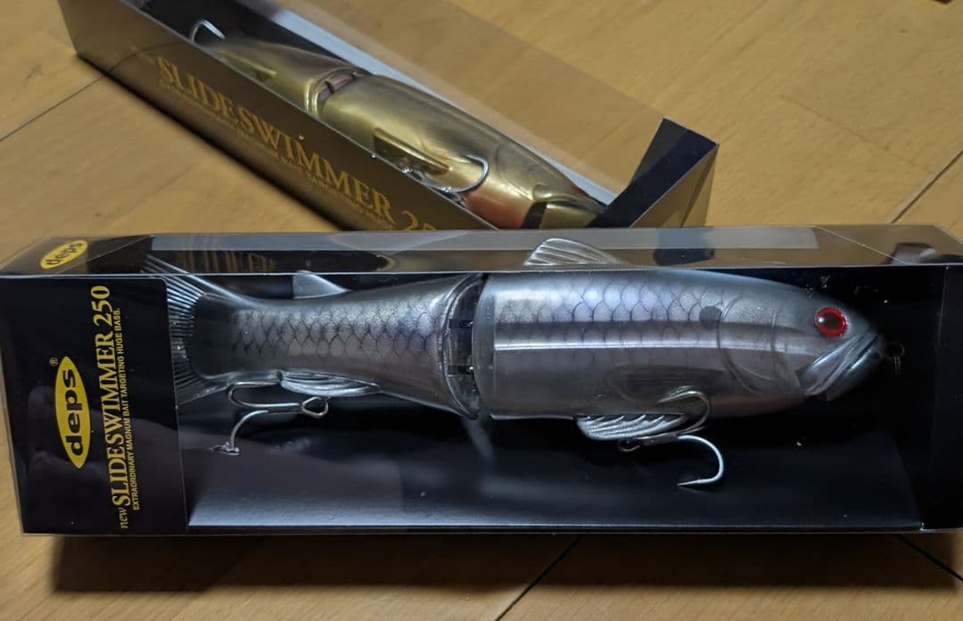 newスライドスイマー250　谷山オリジナルカラー　ゴールド　シルバー