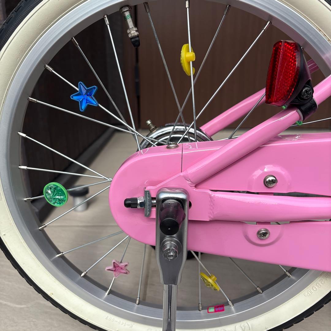 サイクルベースあさひ　子供用自転車　18インチ　前カゴ　補助輪付き　※福岡県