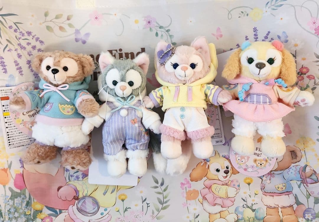 ディズニー　カムファインドスプリングス　ぬいぐるみバッジ