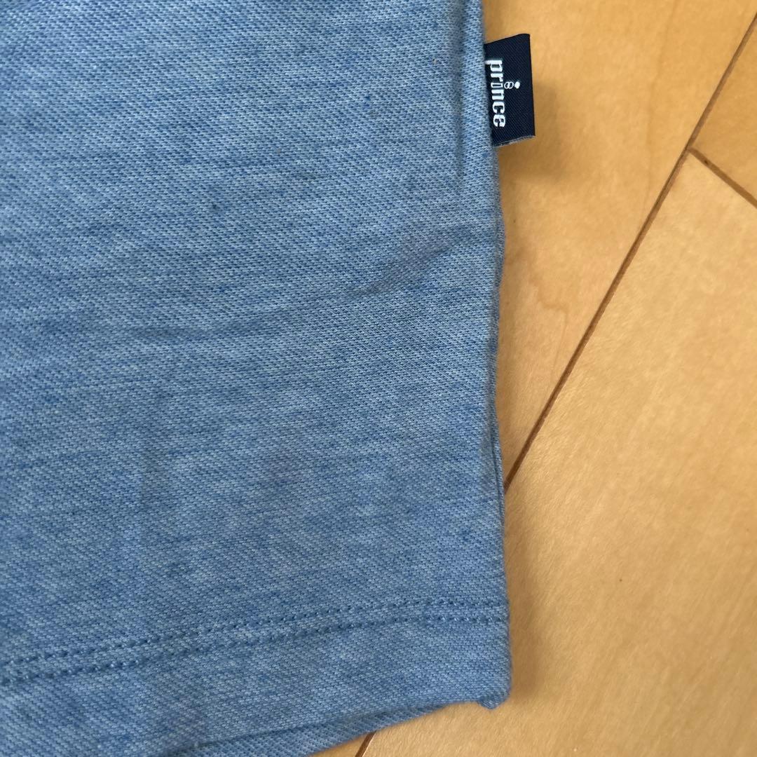 【セット】Prince テニスウェア ジップアップ　ショートパンツ L デニム風