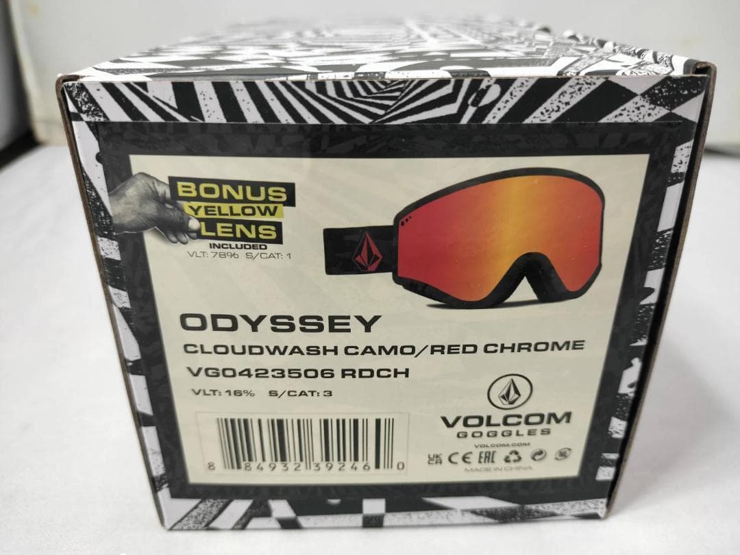 最上位モデル　ボルコム　　オデッセイ スノーゴーグル カモ　マグネット式