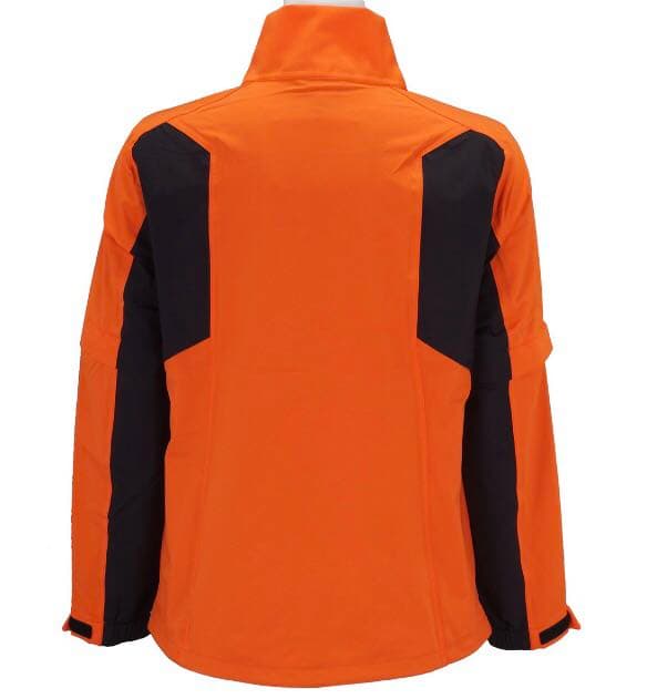 新品未使用　デサントのレインウェア　アウター　オレンジ/黒　サイズO(TL)