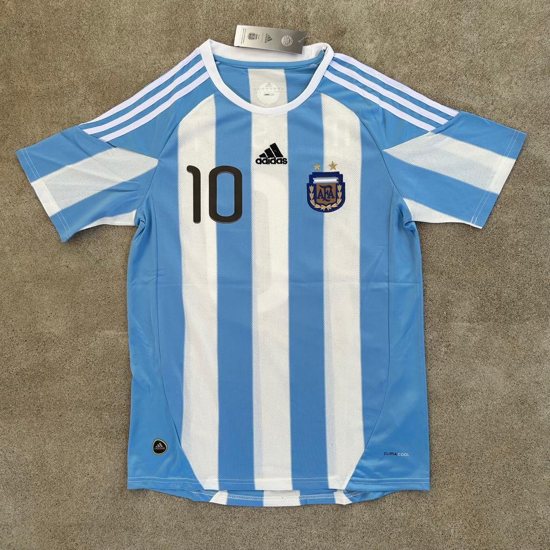 希少　リオネルメッシ 南アフリカW杯　アルゼンチン代表　ユニフォーム　M