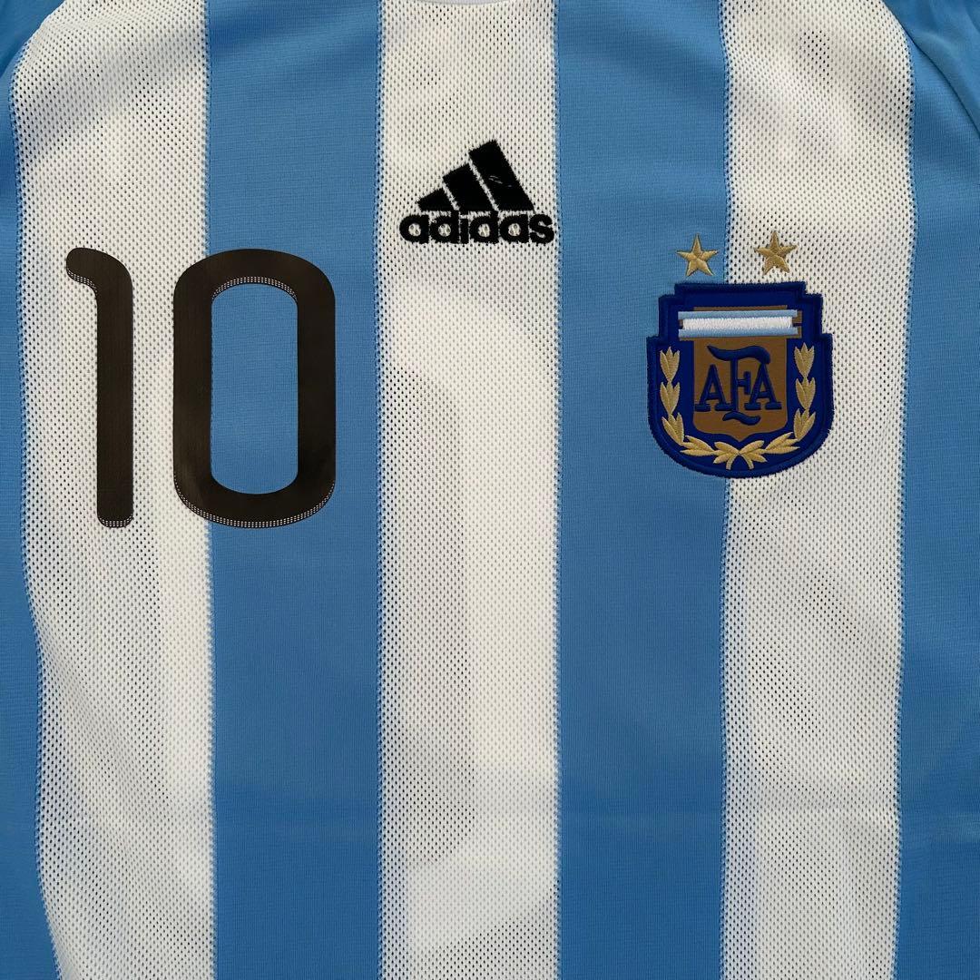 希少　リオネルメッシ 南アフリカW杯　アルゼンチン代表　ユニフォーム　M