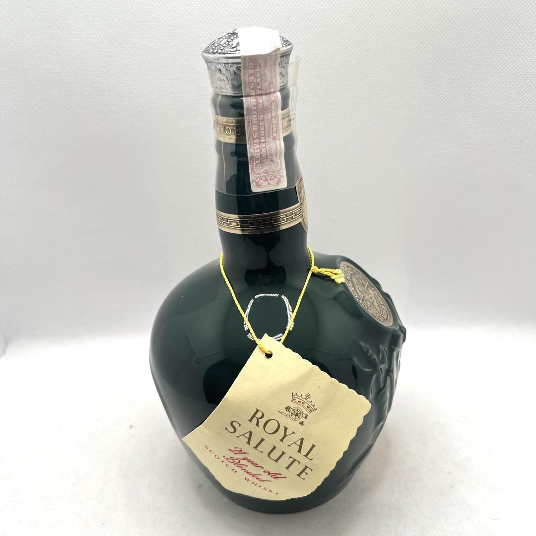 未開栓 緑/空瓶 赤　 SALUTE 21 ロイヤルサルート ウィスキ