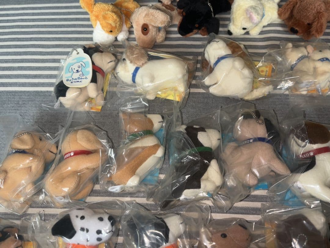 きょうのわんこ　平成 レトロ　ぬいぐるみ　キーホルダー　38体