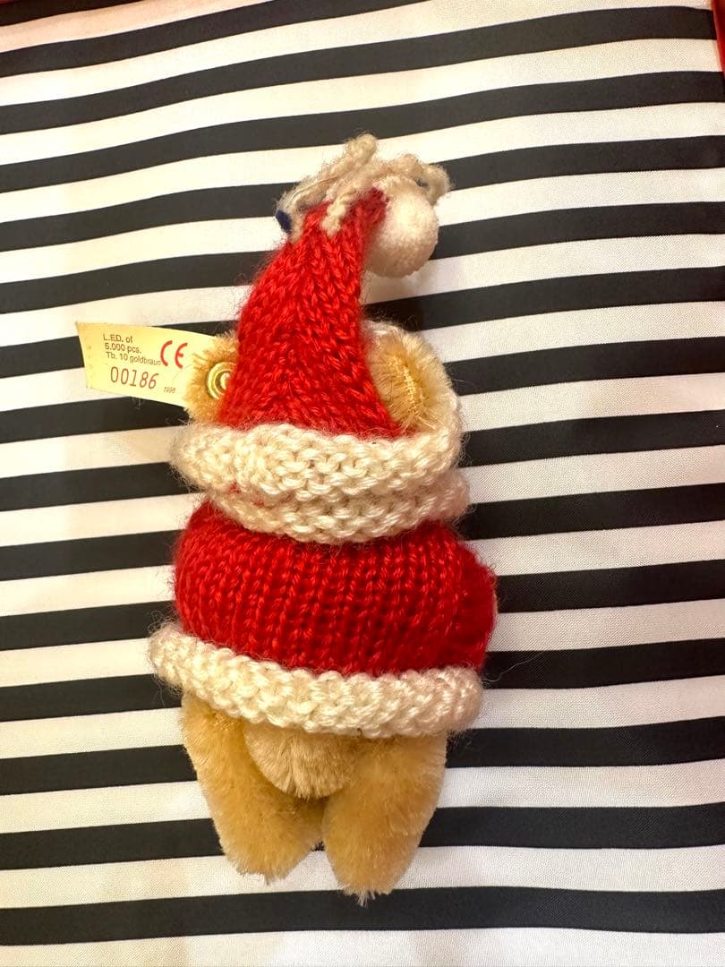 シュタイフ 1996年リミテッドエディションテディベアークリスマスオーナメント①