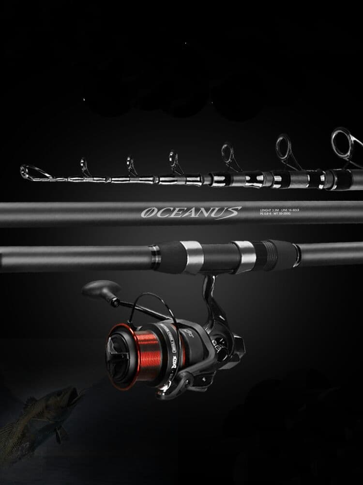 釣り竿海釣り竿遠投竿セット炭素超軽量超硬海竿振り竿海竿漁具