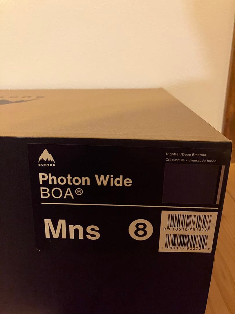【新品未使用】BURTON PHOTON BOA WIDE 24-25 26cm
