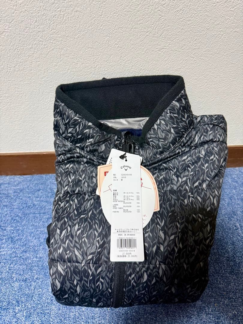 新品◆未使用　キャロウェイ 2WAY M スターストレッチ　中綿ジャケット