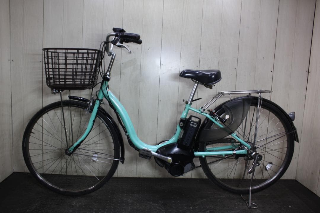 電動アシスト自転車 ミントカラー シティタイプ