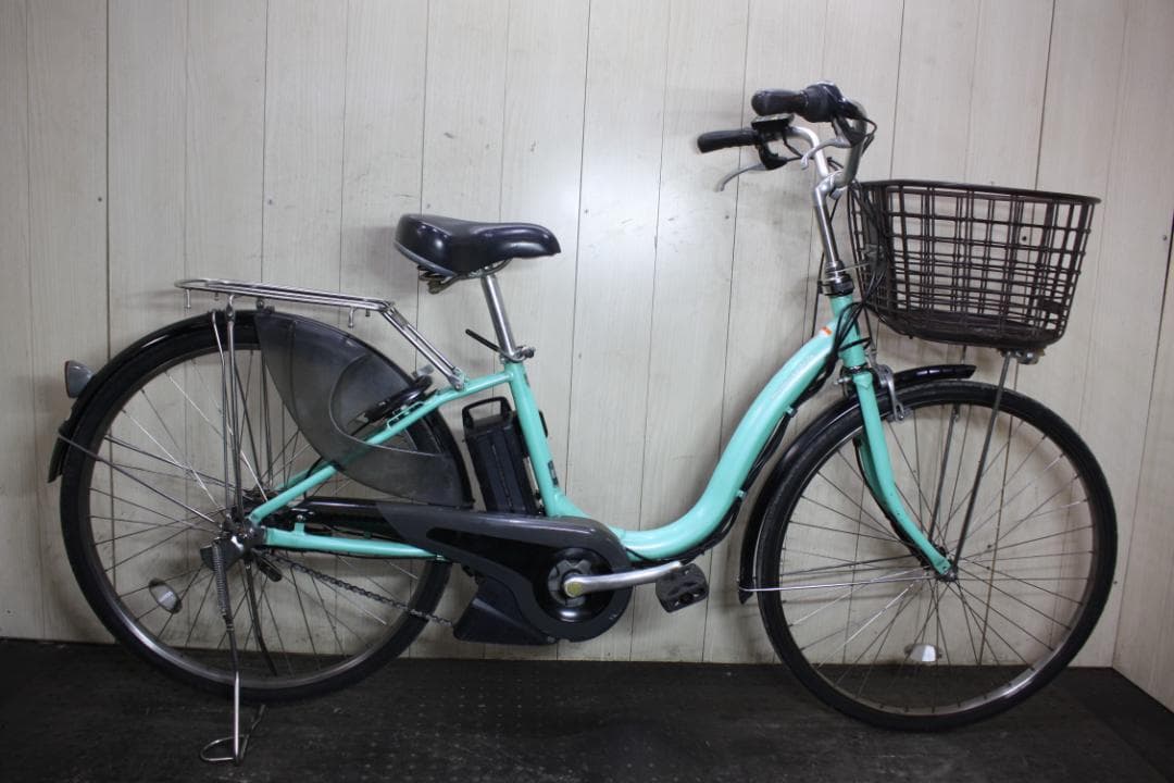 電動アシスト自転車 ミントカラー シティタイプ
