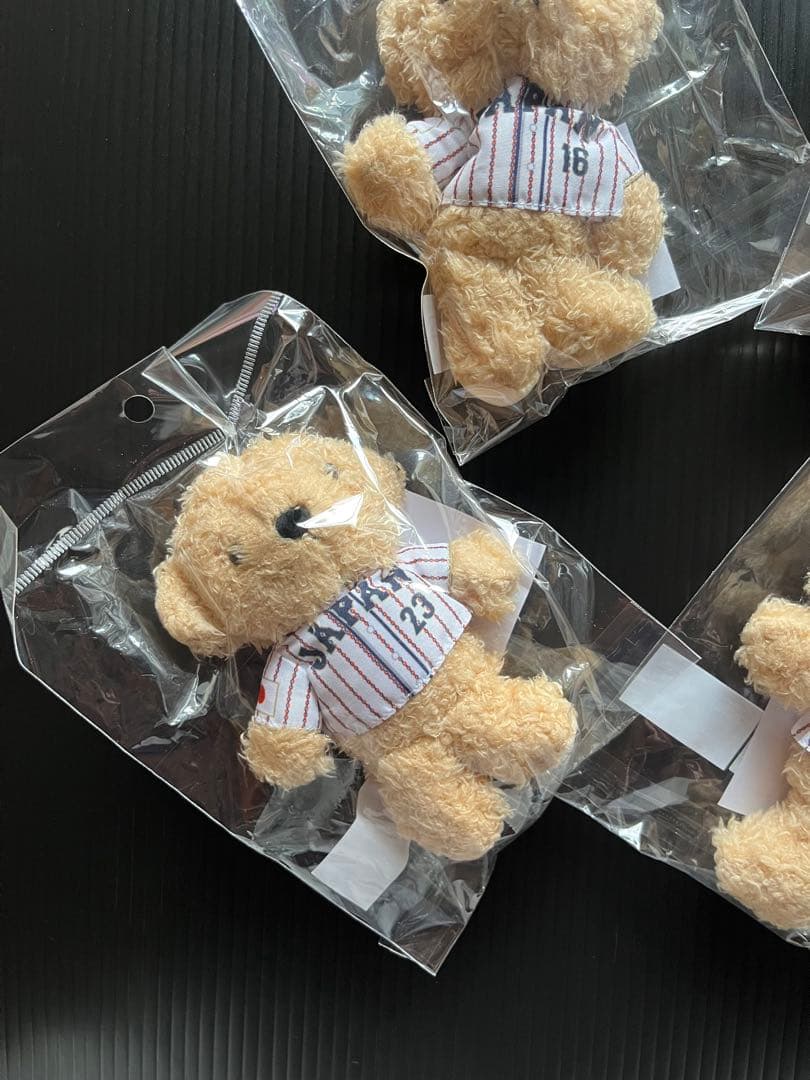 大谷翔平 WBC ユニフォームベア キーチェン 4種セット 新品未開封