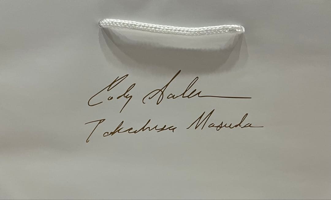 2枚 CODY SANDERSON TAKAHISA MASUDA ショッパー