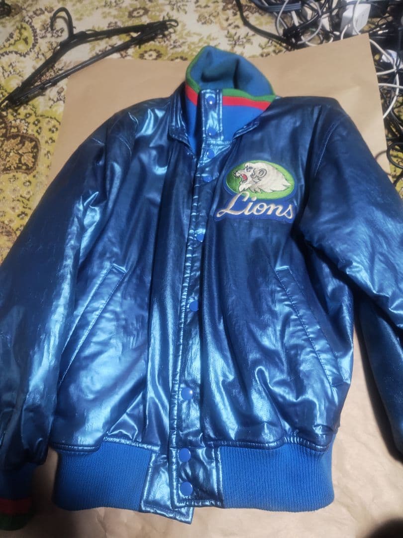 西武ライオンズ　レトロ当時物グランドコート