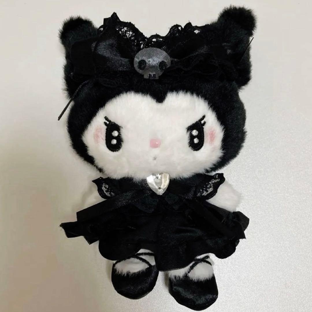 サンリオ 真夜中のメロクロ クロミ ぬいぐるみマスコットキーホルダー