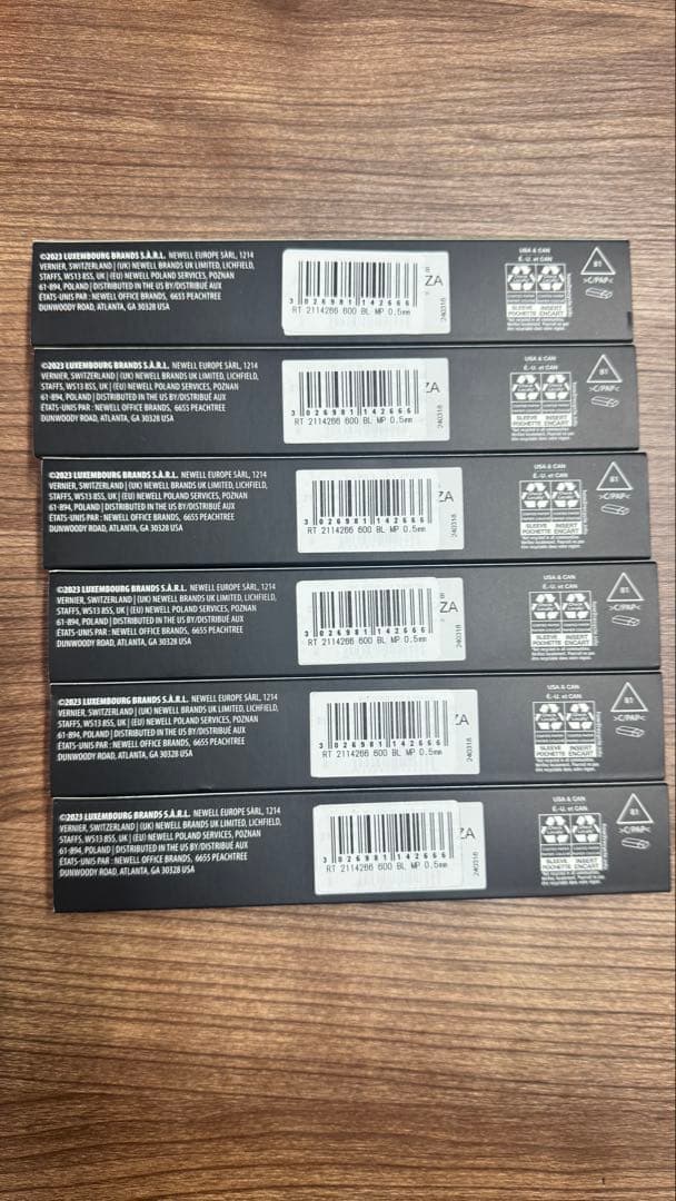 Rotringメカニカルペンシル アイアンブルー 600 0.5mm 6本セット