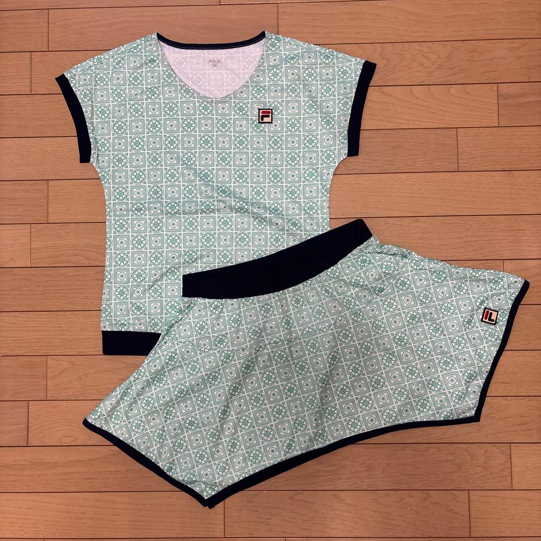 新品未使用　FILA フィラ　セットアップ　シャツ　スコート　テニスウェア