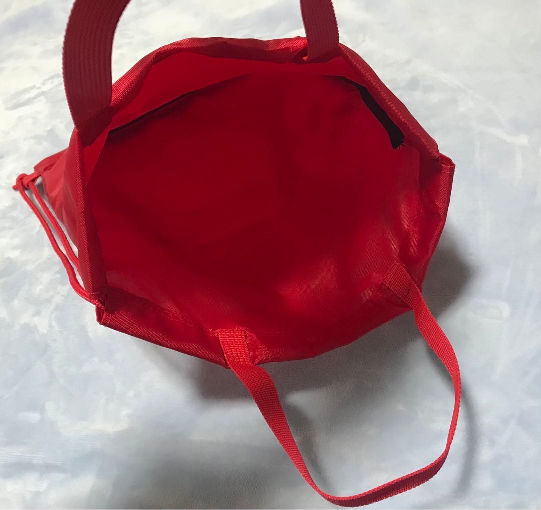 未使用 昭和レトロ キャンディキャンディ バッグ ナップサック トート レア 赤