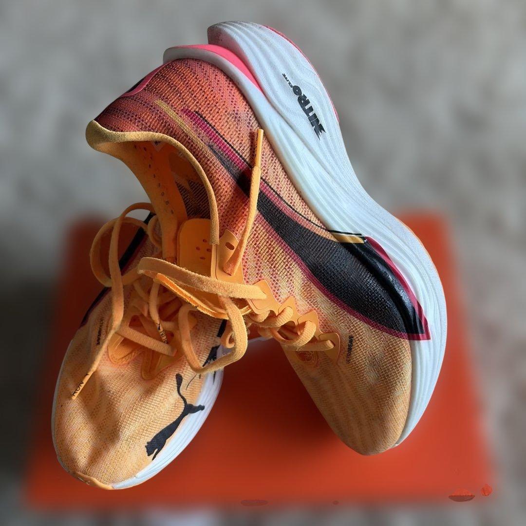 美品プーマディヴィエイトニトロエリート3 24.5