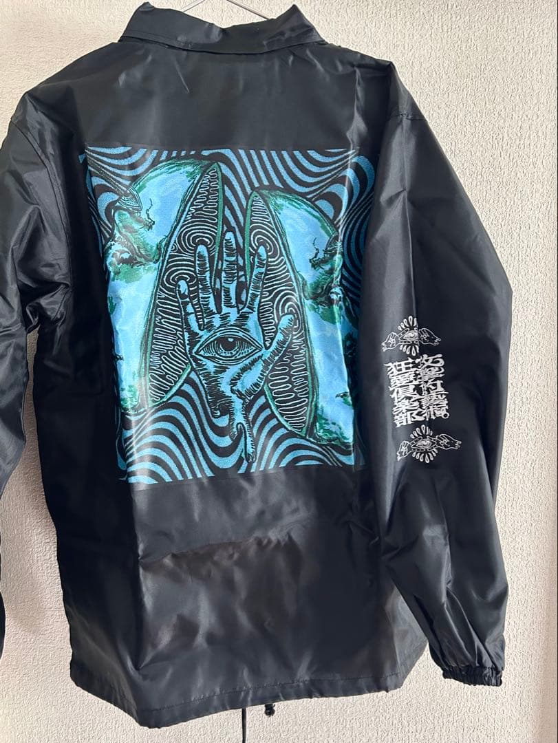 CHAQLA. 開放黒コーチジャケット