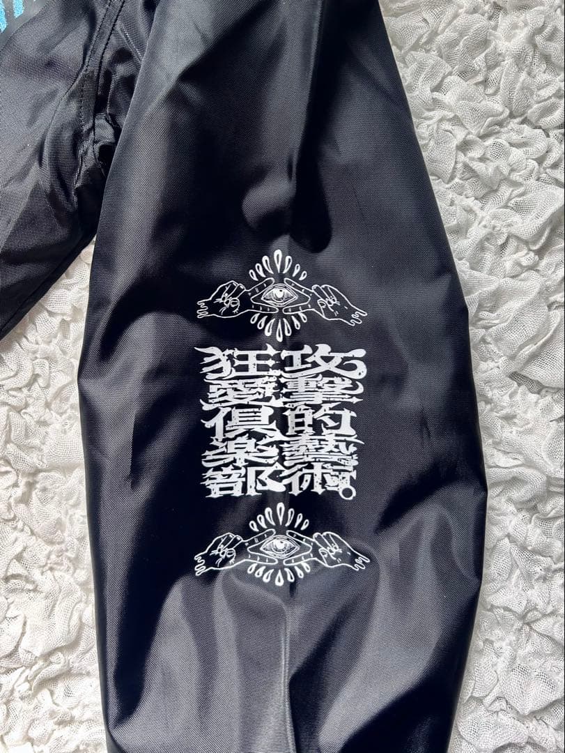 CHAQLA. 開放黒コーチジャケット