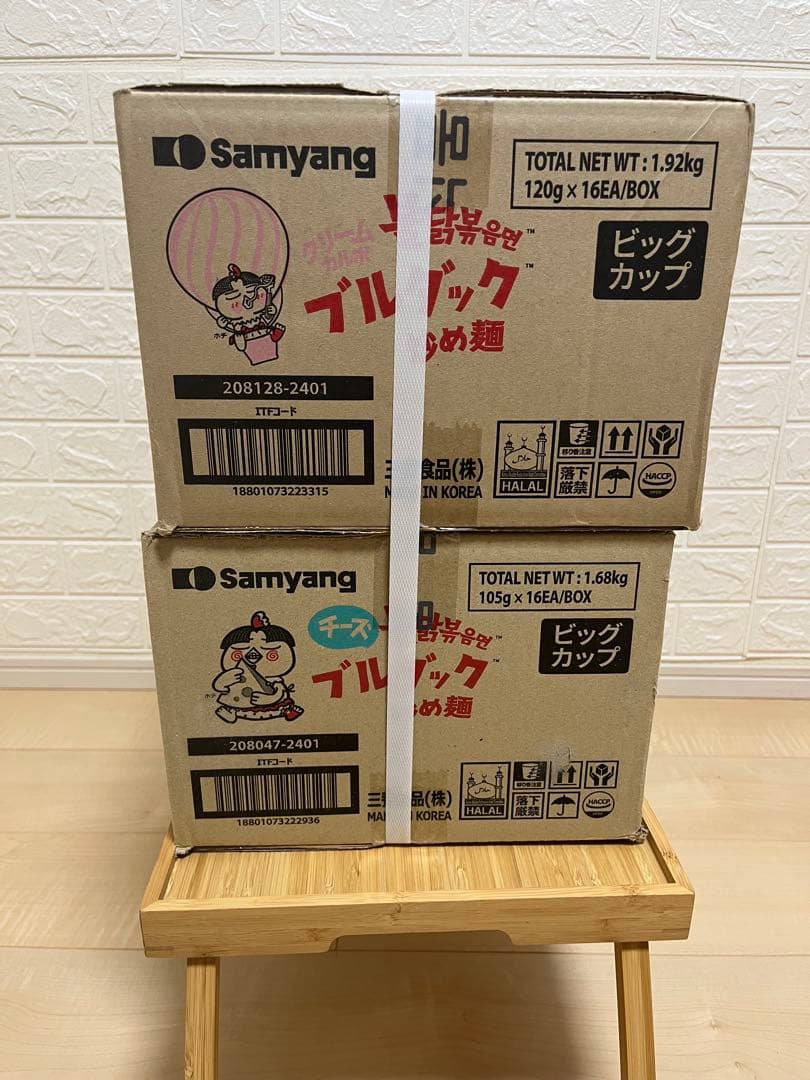 Samyang ブルタック焼き麺 BIGカップ麺チーズ カルボ