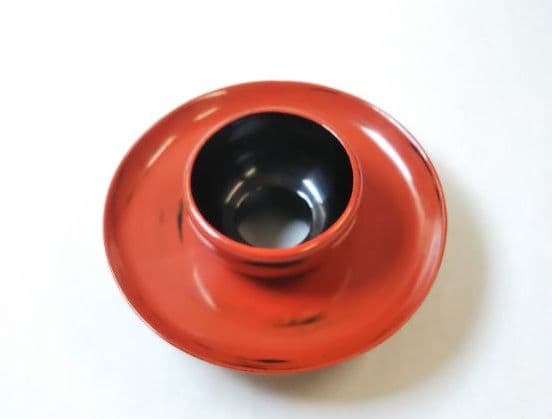 茶道具 天目台 根来塗 乾漆 丸山東斎 新品 天目茶碗 中川正斎