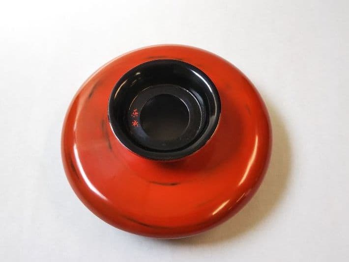 茶道具 天目台 根来塗 乾漆 丸山東斎 新品 天目茶碗 中川正斎