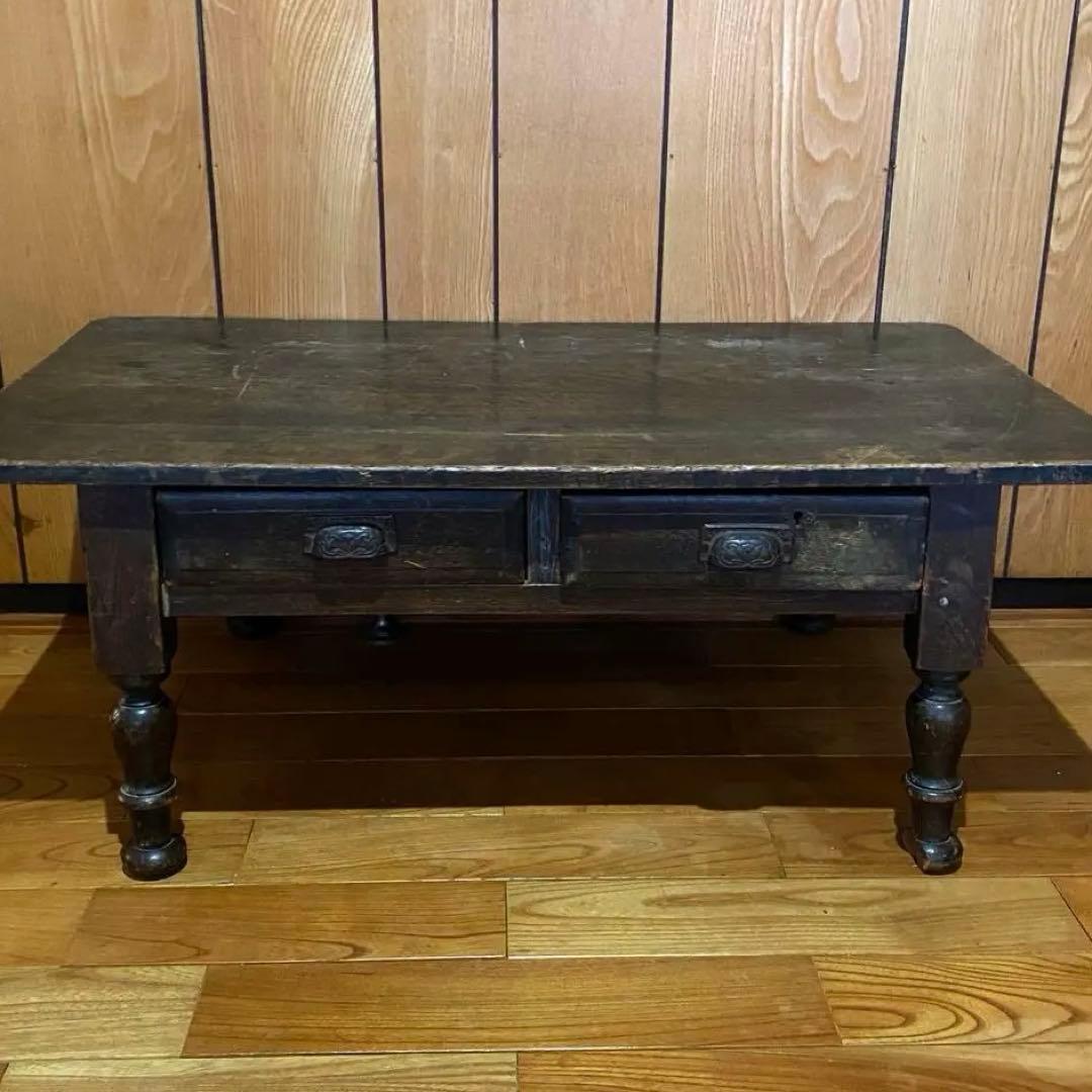 ●アンティーク 文机 テーブル ローデスク 家具天然木 古道具 骨董