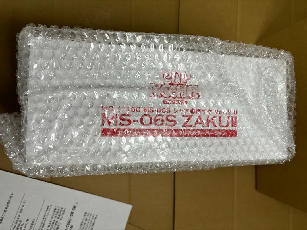 MG 1/100 シャア専用ザク Ver.2.0 (カップヌードル )