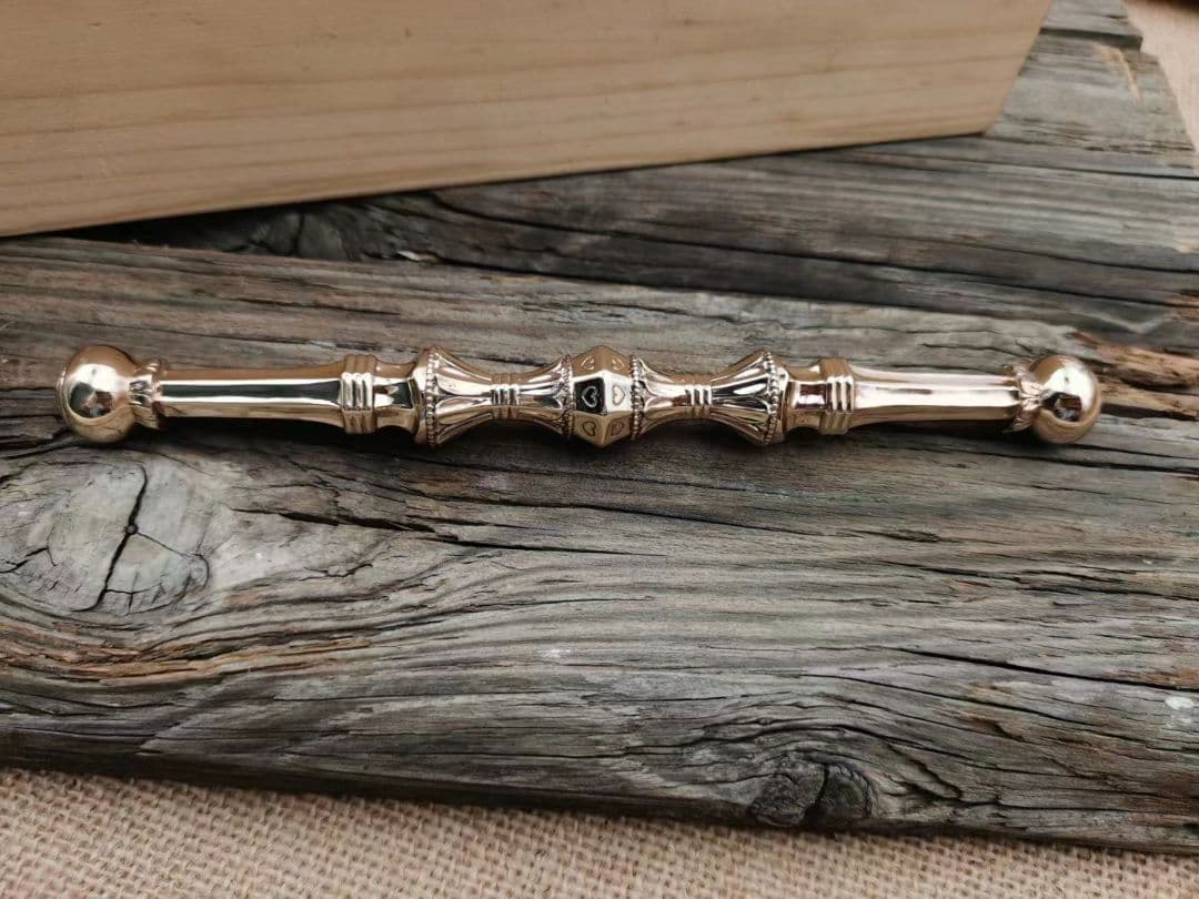 【修縁堂】密教法具 真言宗 金蓖 vajra 16.5cm 寺院用仏具