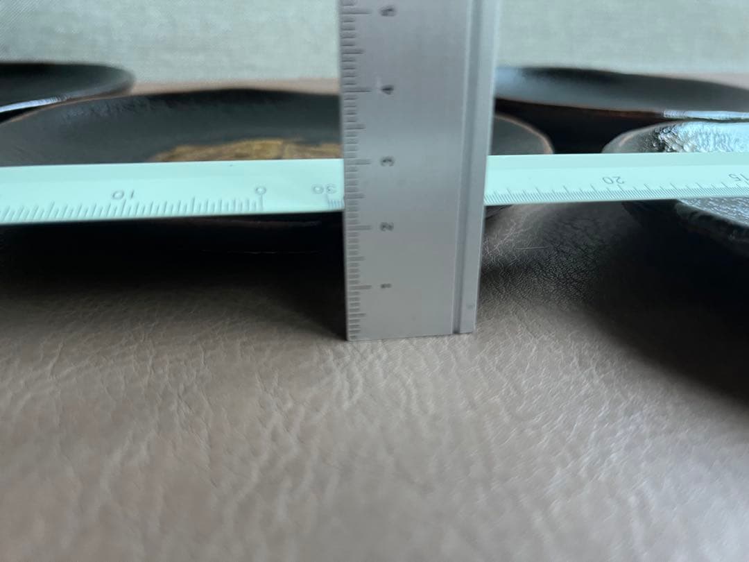 三玄窯 中里重利　天目　皿5枚　5寸皿　銘々皿