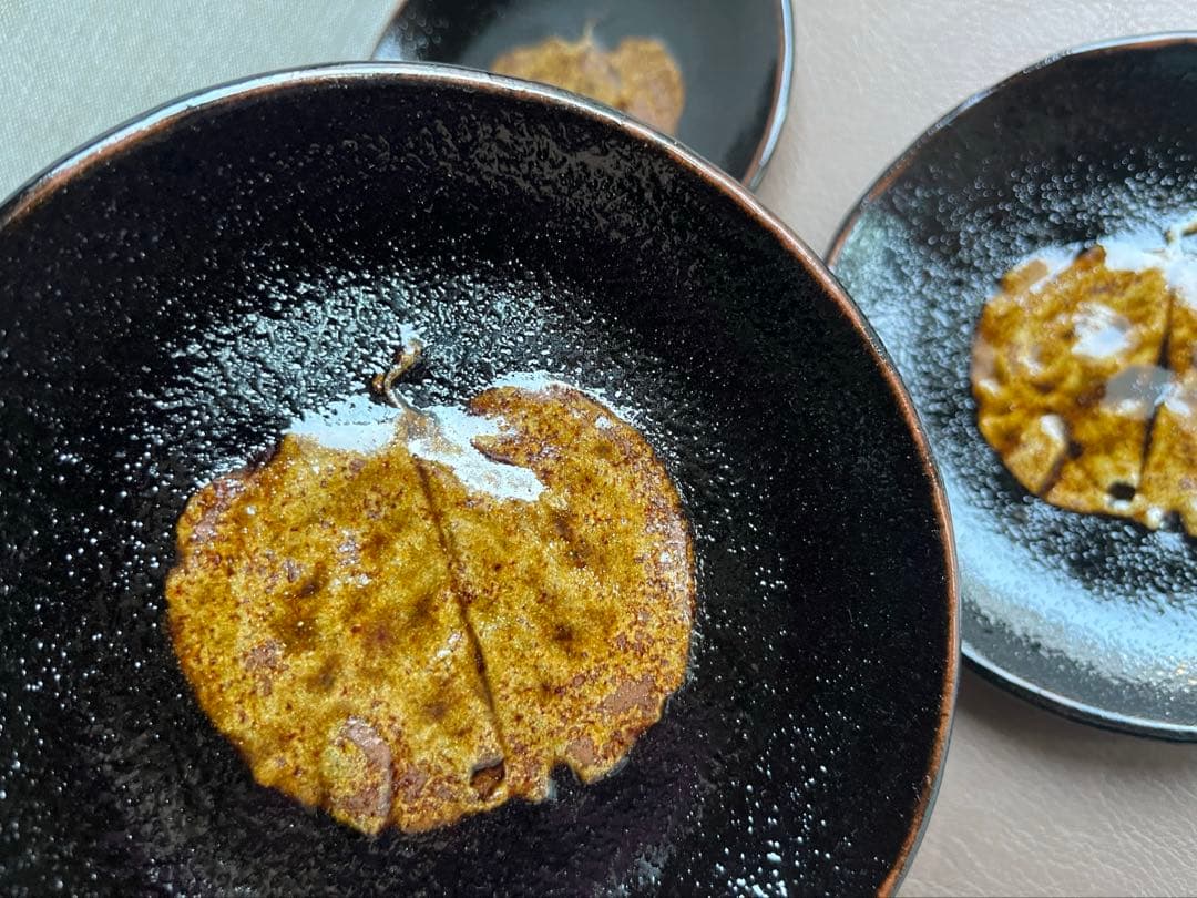 三玄窯 中里重利　天目　皿5枚　5寸皿　銘々皿