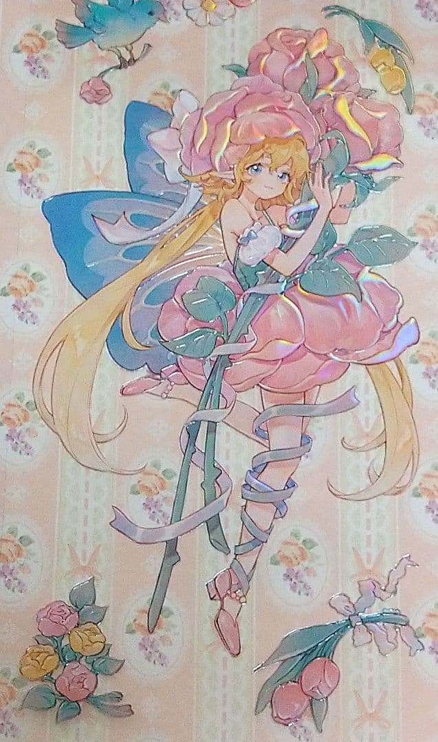 J766＃遇見童話(虹光)星島記切り売り海外人物マステ女の子