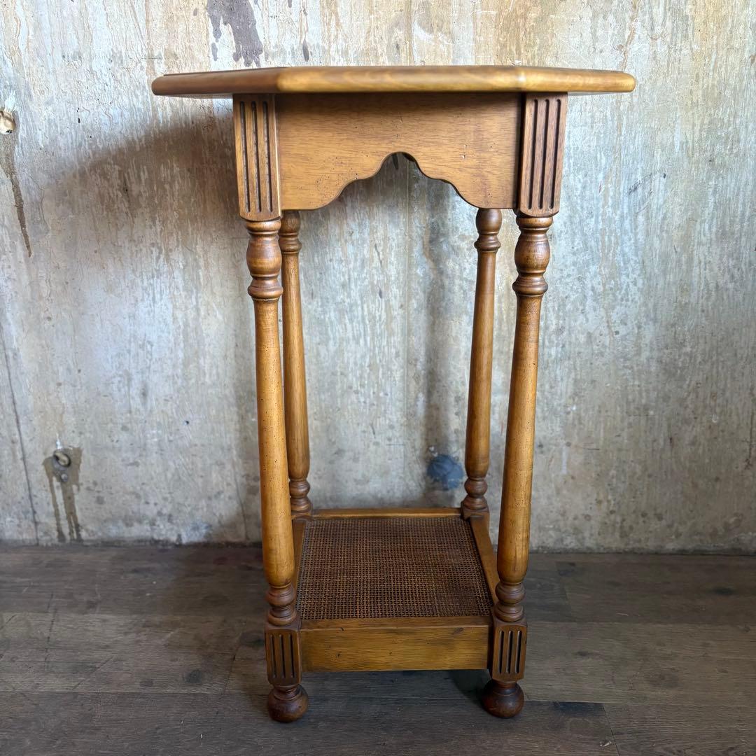 karimoku カリモク　オクタゴンサイドテーブル　フラワースタンド　花台