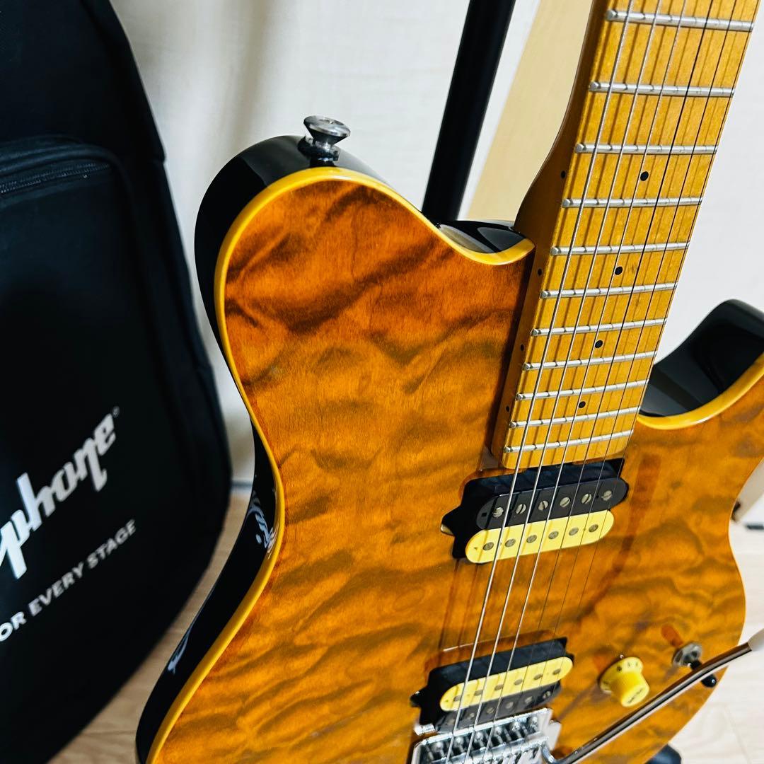 美品✨MUSICMAN olp AXIS MM-1 トレモロアーム付 キルト