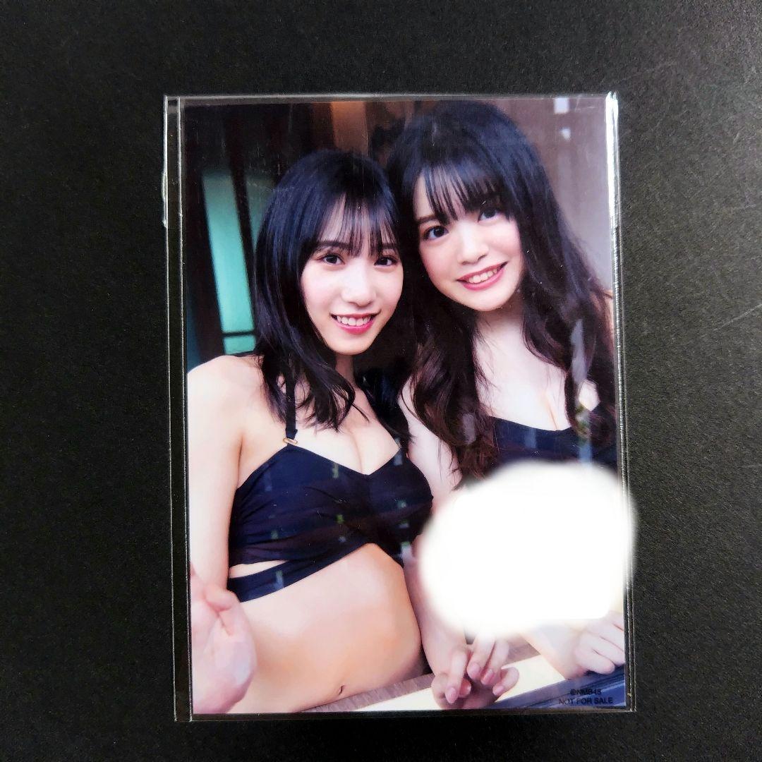 NMB48 横野すみれ 小川結夏 生写真 ペアカット 水着