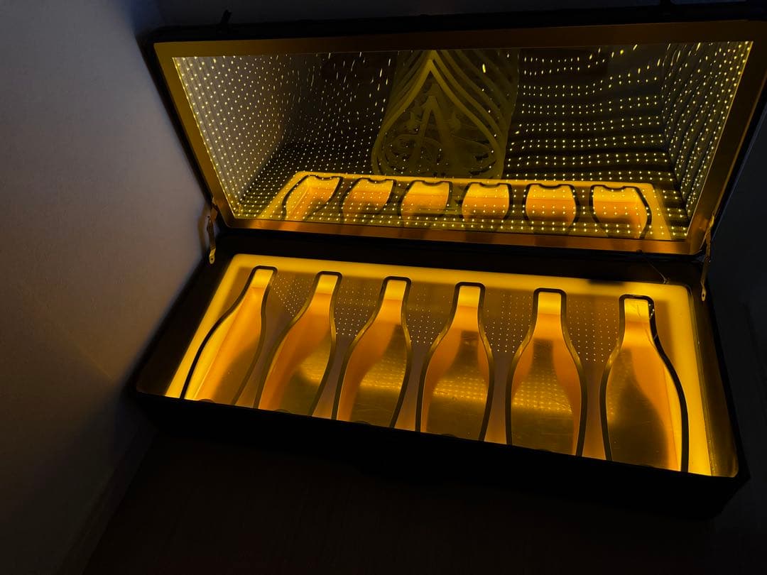 LEDディスプレイ シャンパンケース ライト シャンパン LED