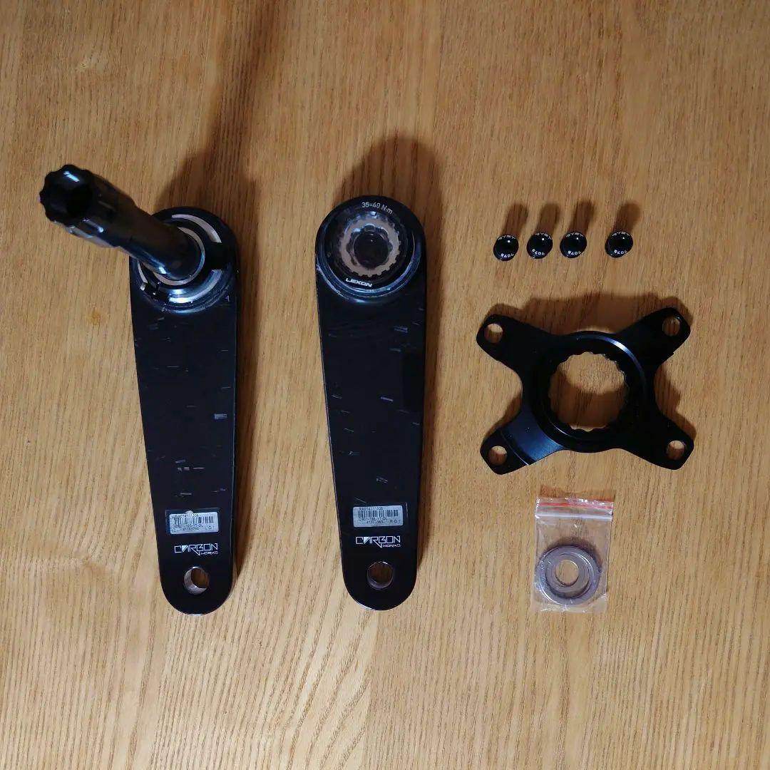 カーボンクランク (165mm)＋パワーメーター