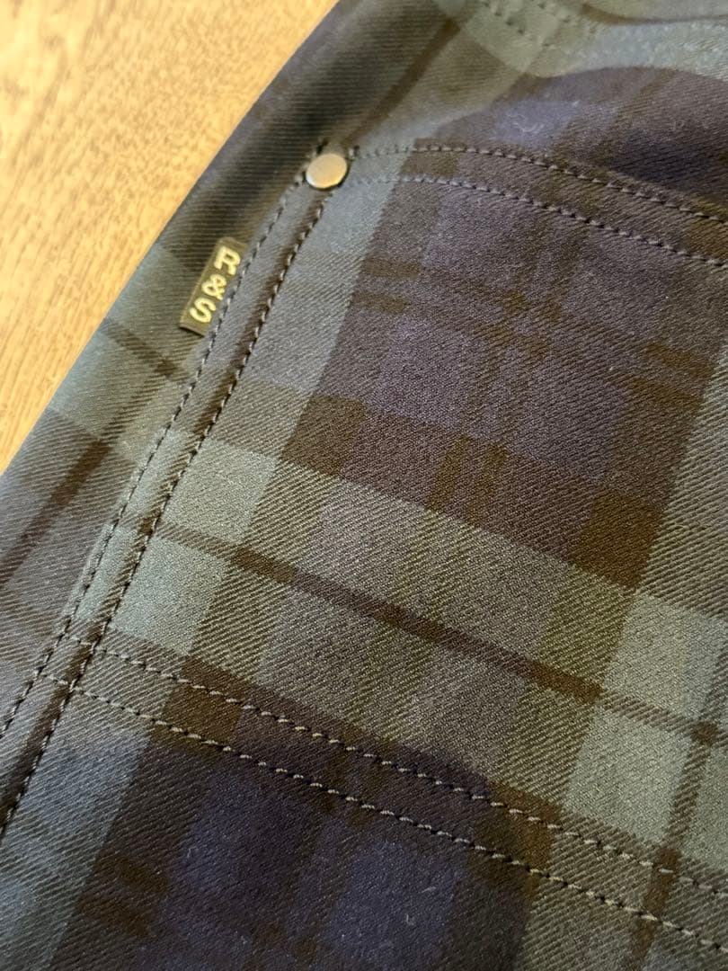 rough:swell チェック柄 ゴルフパンツ M