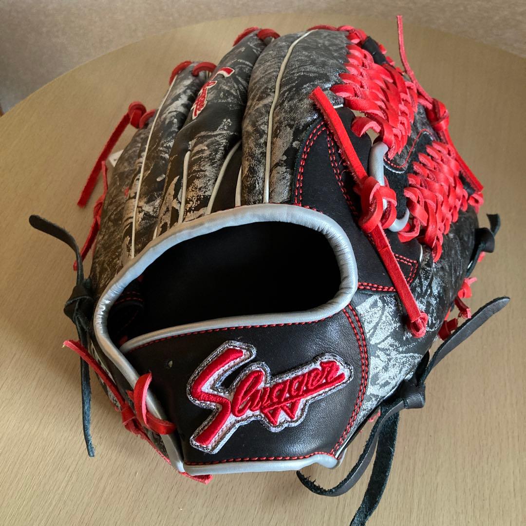 Slugger 野球グローブ 黒/赤