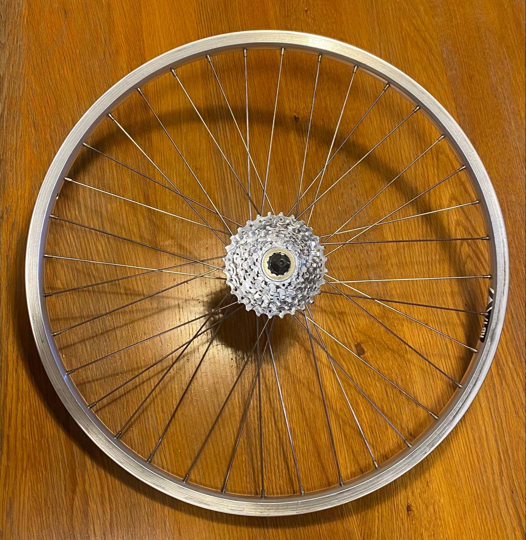 SHIMANO DEORE XT HB-M737、ARAYA RB-17 前後