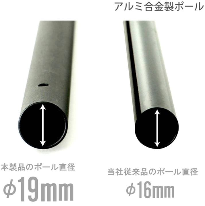 DOD(ディーオーディー) コンパクトタープポール 収納40cm 太さ19mm