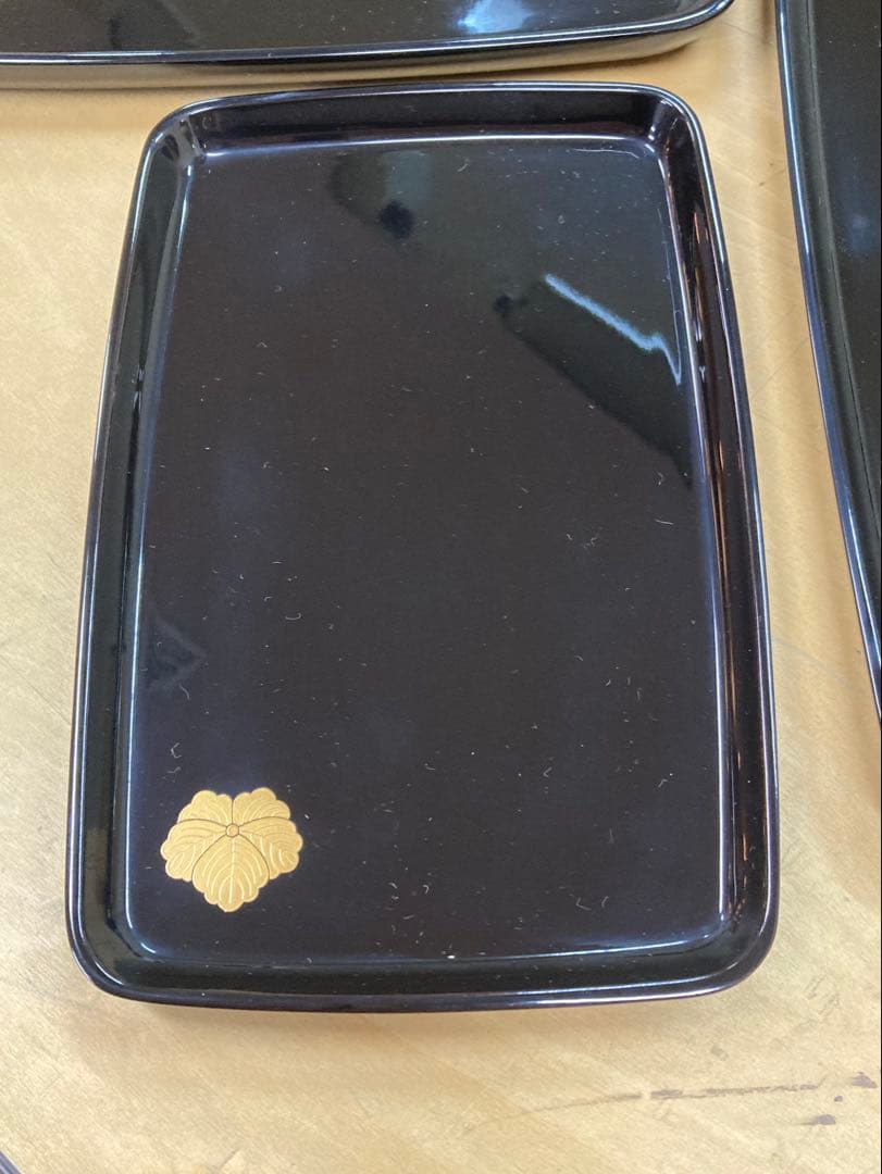 輪島塗　祝議盆　３枚セット　蔦　蔦紋