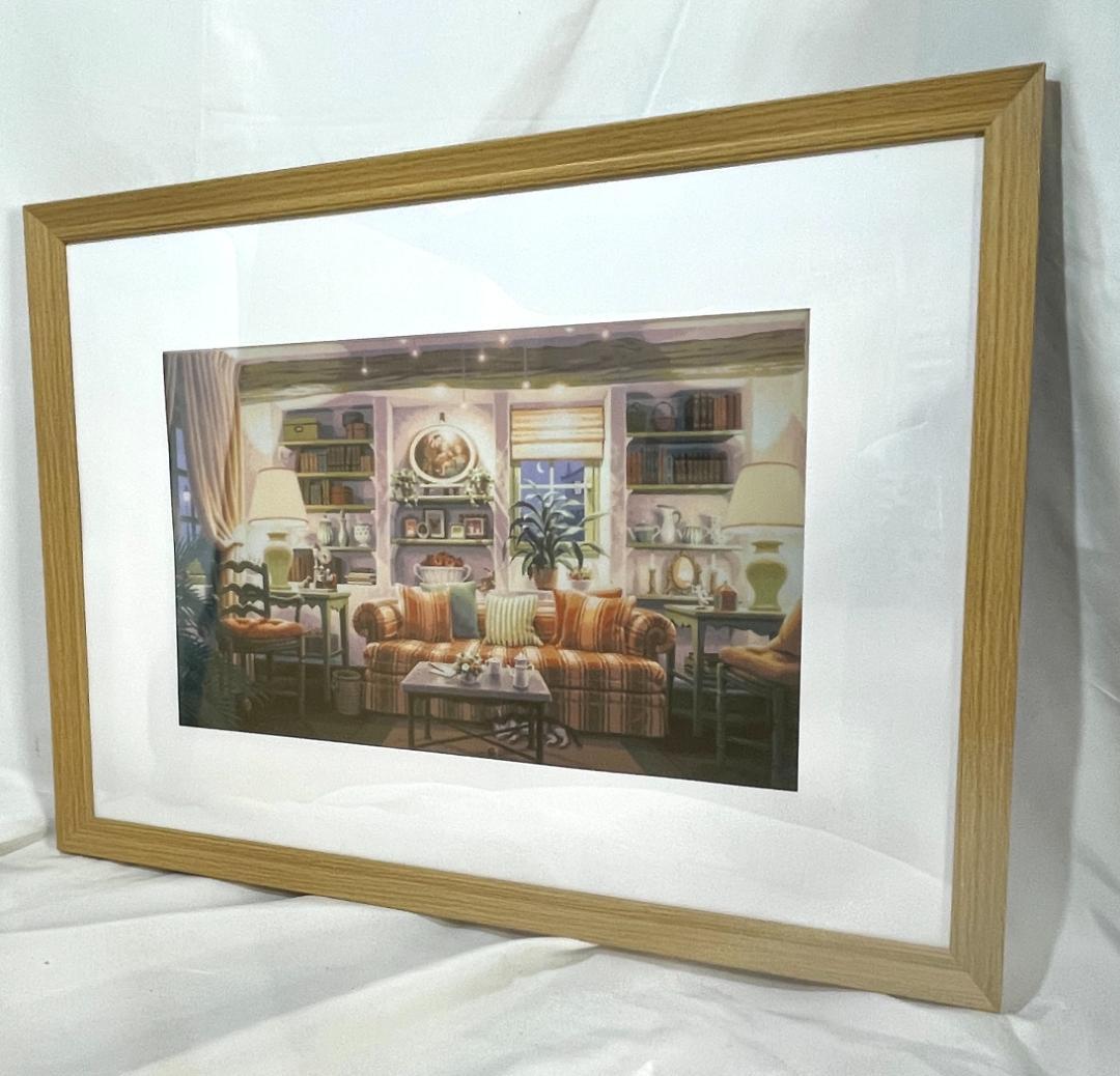 【新品】笹倉鉄平 『お気に入りの居場所』　ポスター 額付　アクリル