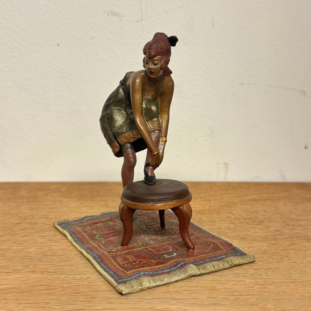 金属製 女性像 エロ ヌード 春画 アンティーク