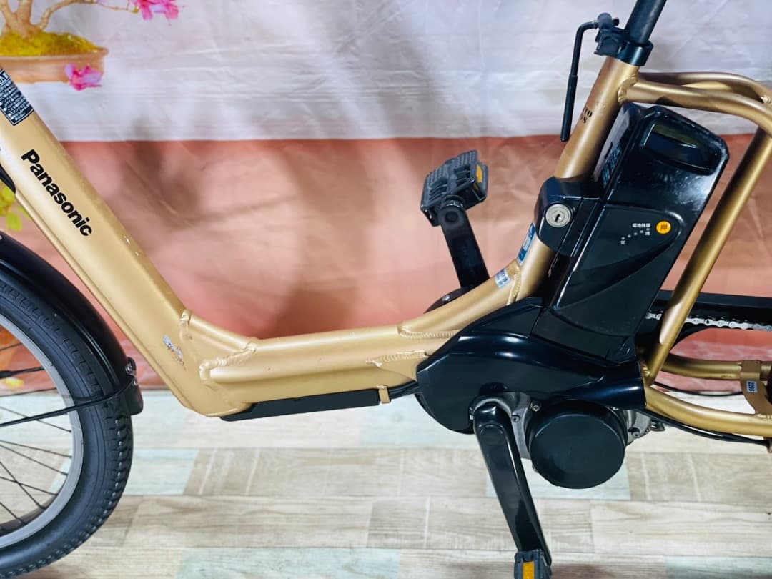 ギュットアニーズ⭐️13AH！パナソニック子供乗せ電動アシスト自転車Y2295